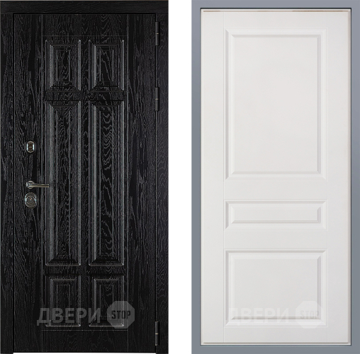 Дверь Заводские двери Мюнхен Стокгольм Белый софт в Протвино