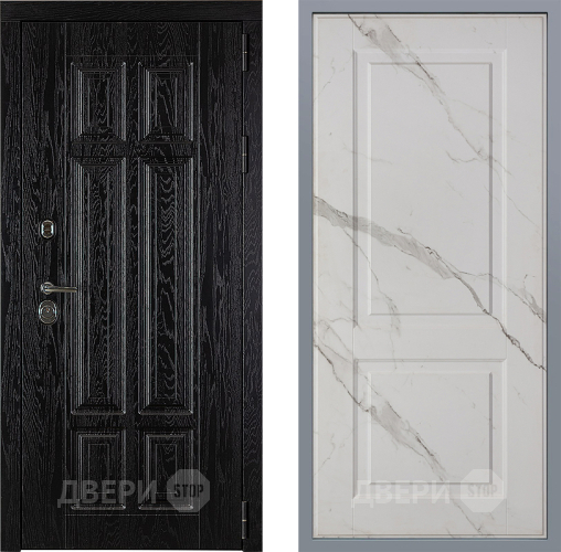 Дверь Заводские двери Мюнхен Доррен Мрамор белый в Протвино