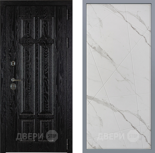 Дверь Заводские двери Мюнхен Флитта Мрамор белый в Протвино