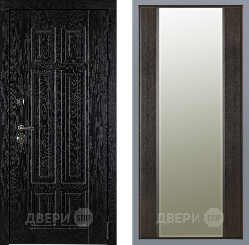 Дверь Заводские двери Мюнхен Зеркало Макси Венге в Протвино