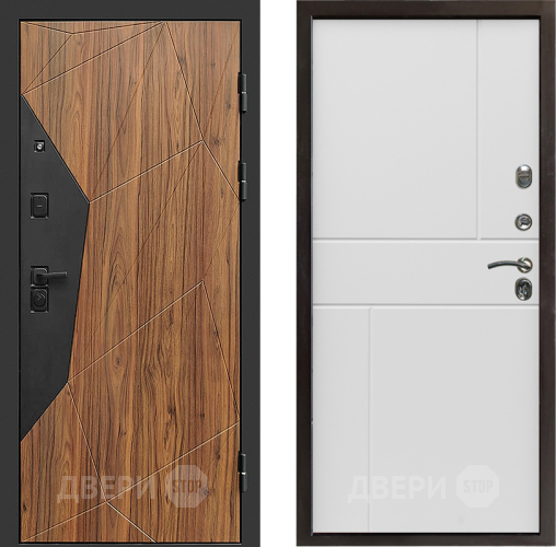 Входная металлическая Дверь Престиж Avangard Горизонт Бетон белый в Протвино