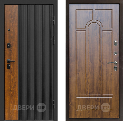 Входная металлическая Дверь Престиж Prestizh Арка Дуб в Протвино