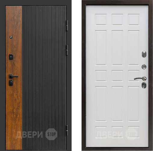 Входная металлическая Дверь Престиж Prestizh Спарта Лиственница белая в Протвино