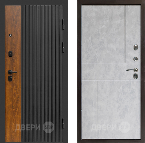 Входная металлическая Дверь Престиж Prestizh Горизонт Бетон светлый в Протвино