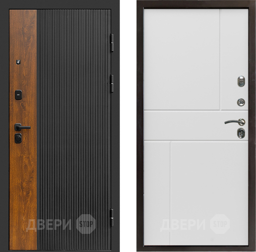 Входная металлическая Дверь Престиж Prestizh Горизонт Бетон белый в Протвино