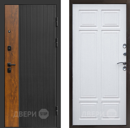 Входная металлическая Дверь Престиж Prestizh Премиум Лиственница белая в Протвино