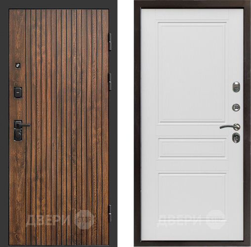 Входная металлическая Дверь Престиж Tvist Классика Лиственница белая в Протвино