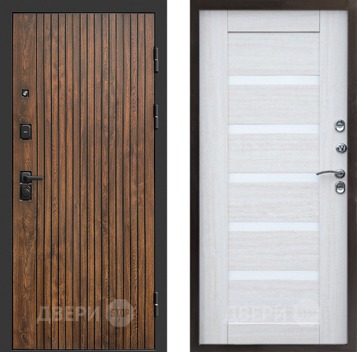 Входная металлическая Дверь Престиж Tvist Царга Лиственница белая в Протвино