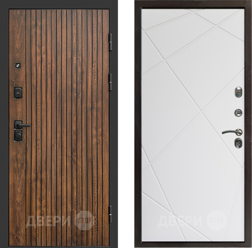 Входная металлическая Дверь Престиж Tvist Лучи Бетон белый в Протвино