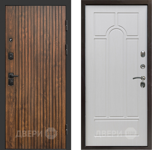 Входная металлическая Дверь Престиж Tvist Арка Лиственница белая в Протвино