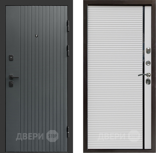Входная металлическая Дверь Престиж Tvist Grey Porte Белый в Протвино