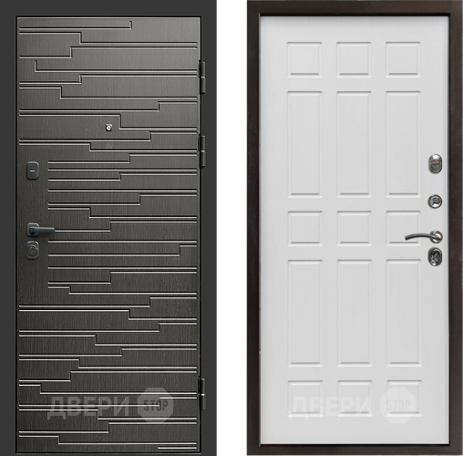 Входная металлическая Дверь Престиж Rivera Спарта Белое дерево в Протвино