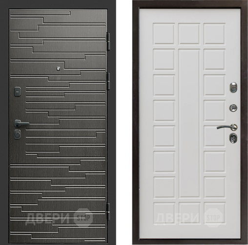 Входная металлическая Дверь Престиж Rivera Престиж Бежевый мат в Протвино