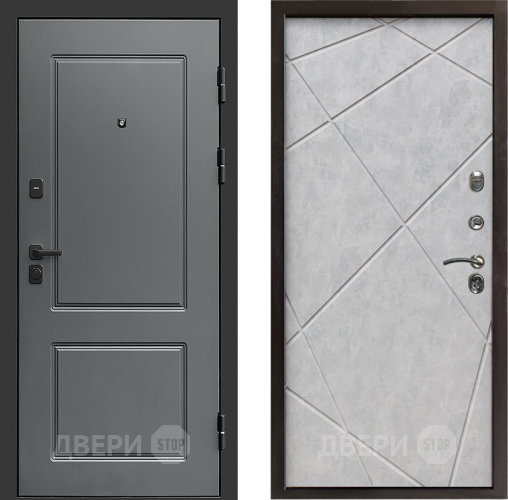 Дверь Престиж Verona Лучи Бетон светлый в Протвино