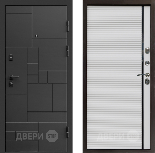 Входная металлическая Дверь Престиж Kvadro Porte Белый в Протвино