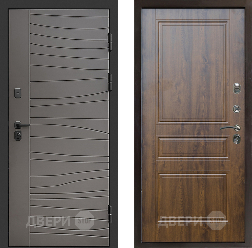 Входная металлическая Дверь Престиж Siciliya Классика Дуб в Протвино