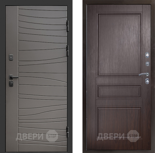 Входная металлическая Дверь Престиж Siciliya Классика Венге в Протвино