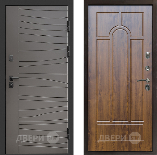 Входная металлическая Дверь Престиж Siciliya Арка Дуб в Протвино