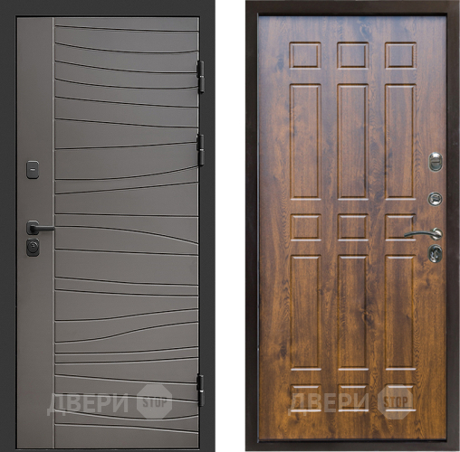 Входная металлическая Дверь Престиж Siciliya Спарта Дуб в Протвино