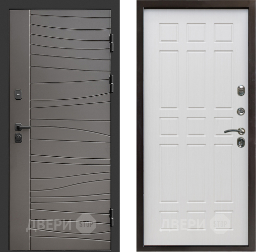 Входная металлическая Дверь Престиж Siciliya Спарта Лиственница белая в Протвино