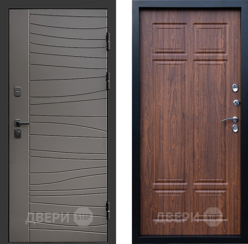 Входная металлическая Дверь Престиж Siciliya Премиум Орех темный в Протвино