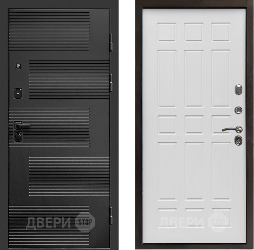 Входная металлическая Дверь Престиж Favorit Спарта Белое дерево в Протвино