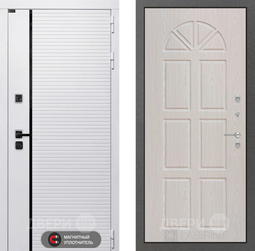 Входная металлическая Дверь Лабиринт (LABIRINT) Royal 15 VINORIT Алмон 25 в Протвино
