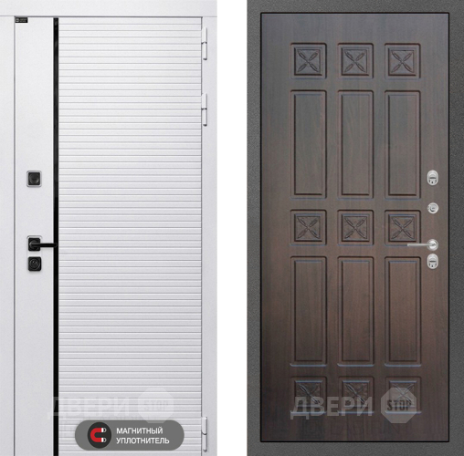 Входная металлическая Дверь Лабиринт (LABIRINT) Royal 16 VINORIT Алмон 28 в Протвино