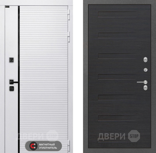 Входная металлическая Дверь Лабиринт (LABIRINT) Royal 14 Эковенге поперечный в Протвино