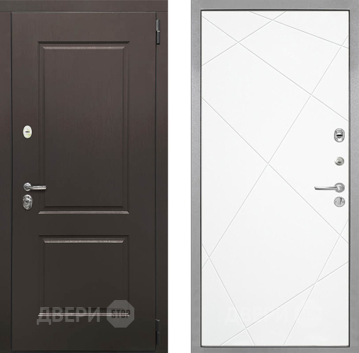 Входная металлическая Дверь Интекрон (INTECRON) Кампо Лучи-М Софт милк в Протвино