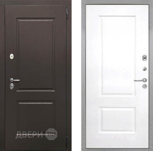 Входная металлическая Дверь Интекрон (INTECRON) Кампо Альба Роял Вуд белый в Протвино