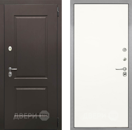 Входная металлическая Дверь Интекрон (INTECRON) Кампо Гладкая Слоновая кость в Протвино