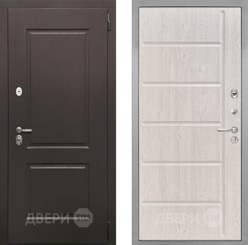 Входная металлическая Дверь Интекрон (INTECRON) Кампо ФЛ-102 Сосна белая в Протвино