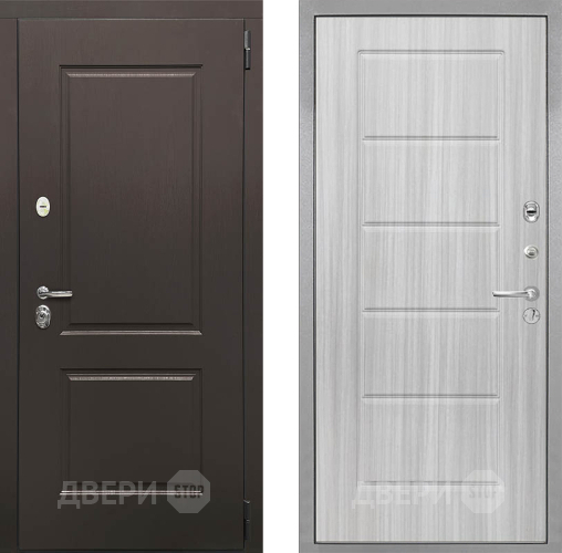 Входная металлическая Дверь Интекрон (INTECRON) Кампо ФЛ-39 Сандал белый в Протвино