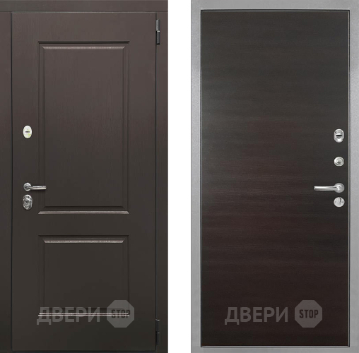 Входная металлическая Дверь Интекрон (INTECRON) Кампо Гладкая Эковенге поперечный в Протвино
