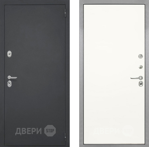 Входная металлическая Дверь Интекрон (INTECRON) Гектор Гладкая Слоновая кость в Протвино