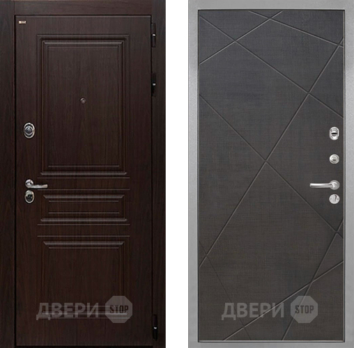 Дверь Интекрон (INTECRON) Брайтон Тиковое Дерево Лучи-М Венге распил кофе в Протвино