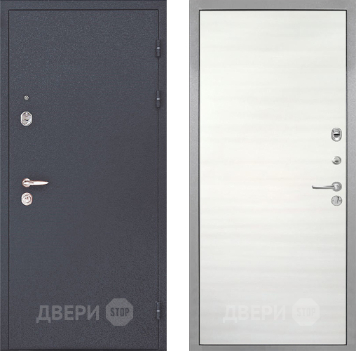 Входная металлическая Дверь Интекрон (INTECRON) Колизей Гладкая Дуб сильвер поперечный в Протвино