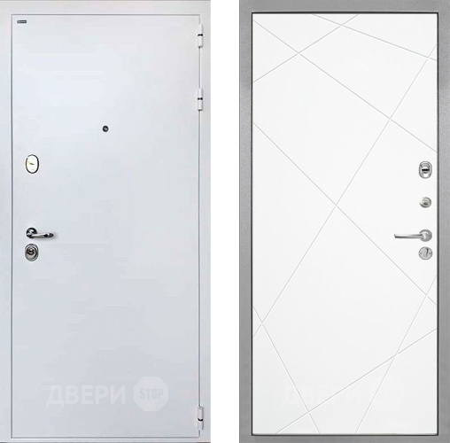 Входная металлическая Дверь Интекрон (INTECRON) Колизей White Лучи-М Софт милк в Протвино