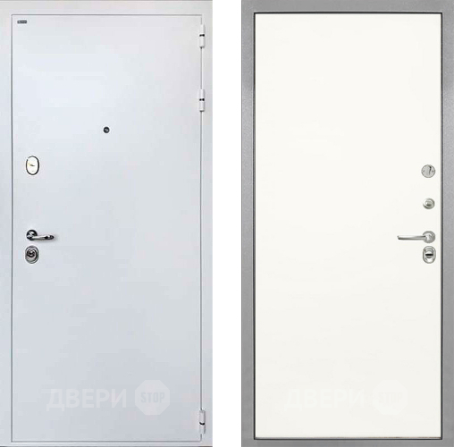 Входная металлическая Дверь Интекрон (INTECRON) Колизей White Гладкая Слоновая кость в Протвино