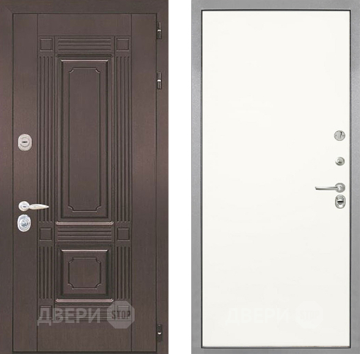 Входная металлическая Дверь Интекрон (INTECRON) Италия Гладкая Слоновая кость в Протвино
