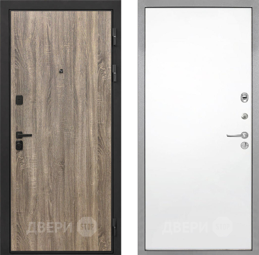 Дверь Интекрон (INTECRON) Профит Black Дуб Турин Гладкая Силк Сноу в Протвино