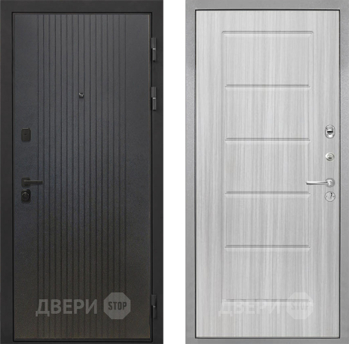 Входная металлическая Дверь Интекрон (INTECRON) Профит Black ФЛ-295 ФЛ-39 Сандал белый в Протвино