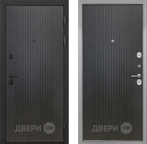 Входная металлическая Дверь Интекрон (INTECRON) Профит Black ФЛ-295 ФЛ-295 Лофт черный в Протвино