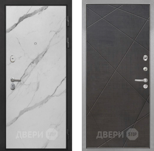 Дверь Интекрон (INTECRON) Гектор Мрамор Арктик Лучи-М Венге распил кофе в Протвино