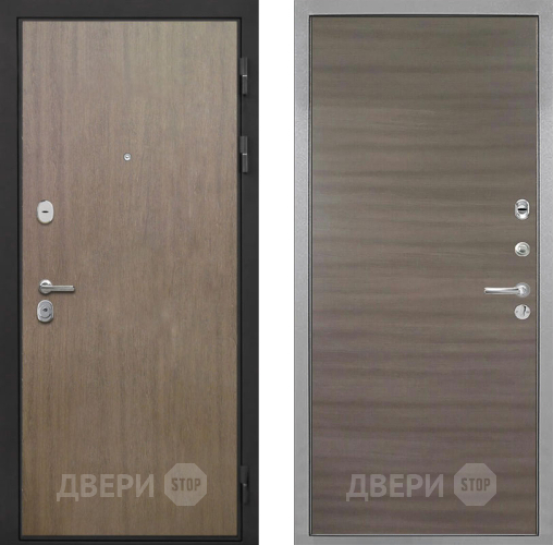 Входная металлическая Дверь Интекрон (INTECRON) Гектор Венге Коричневый Гладкая Дуб тоскано поперечный в Протвино