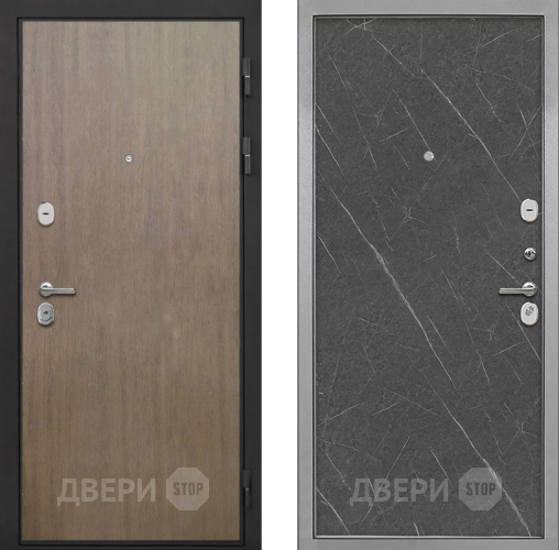 Дверь Интекрон (INTECRON) Гектор Венге Коричневый Гладкая Гранит лава оникс в Протвино