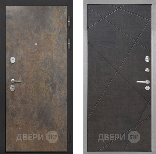 Входная металлическая Дверь Интекрон (INTECRON) Гектор Гранж Лучи-М Венге распил кофе в Протвино