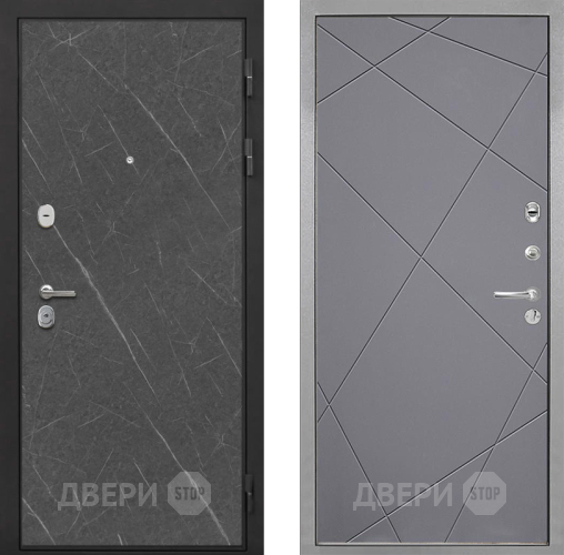 Дверь Интекрон (INTECRON) Гектор Гранит Лава Оникс Лучи-М Графит софт в Протвино