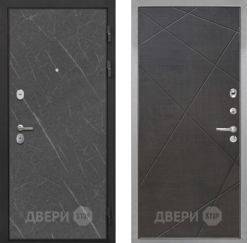 Входная металлическая Дверь Интекрон (INTECRON) Гектор Гранит Лава Оникс Лучи-М Венге распил кофе в Протвино